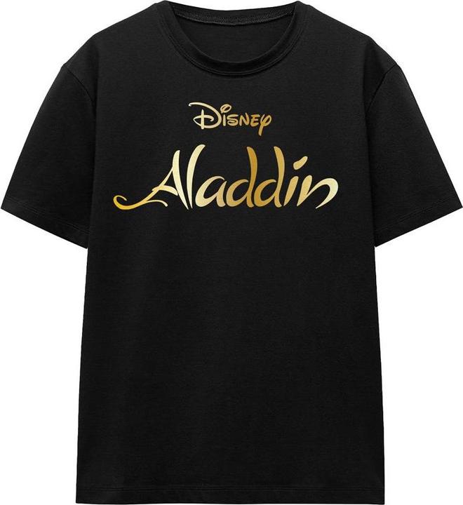 Actual product image Aladdin Unisex Adult Logo T-Shirt (XL)