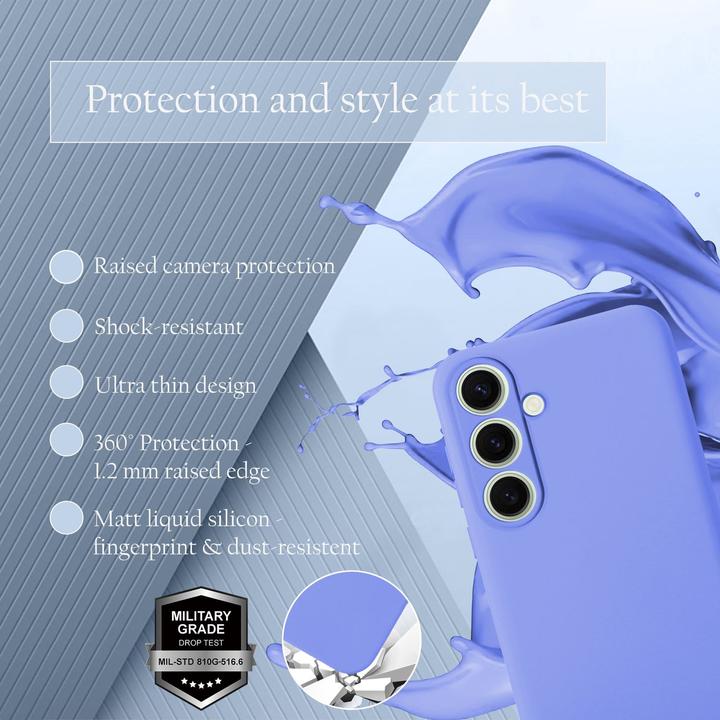 Produktbild Cadorabo Hülle für Samsung Galaxy S24 FE im Liquid Case Design (Samsung Galaxy S24 FE)