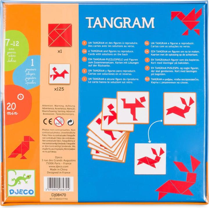 Productafbeelding Djeco Tangram (125 onderdelen)