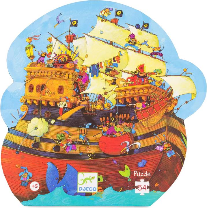 Djeco Puzzle Das Schiff ds Barbarossa (54 Teile)