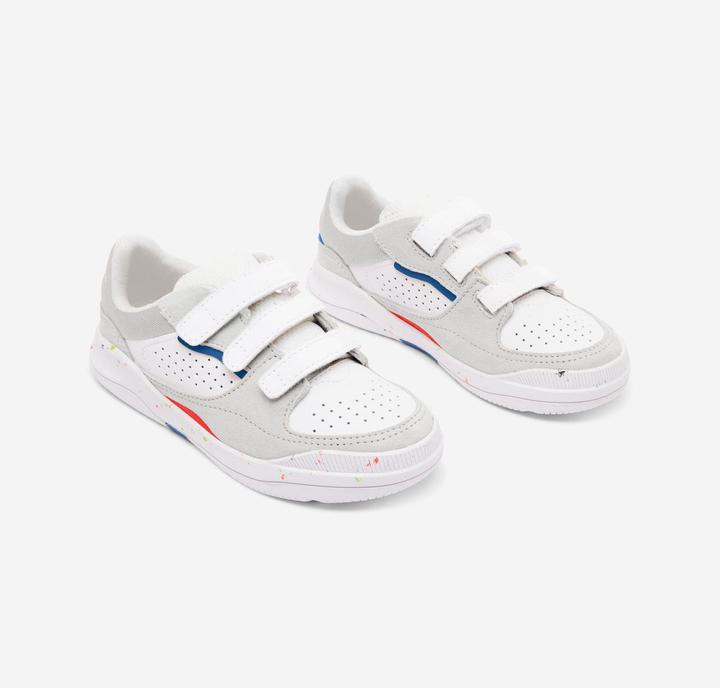 Decathlon Turnschuhe Kinder Klettverschluss - Playventure City weiss/blau/rot (30)