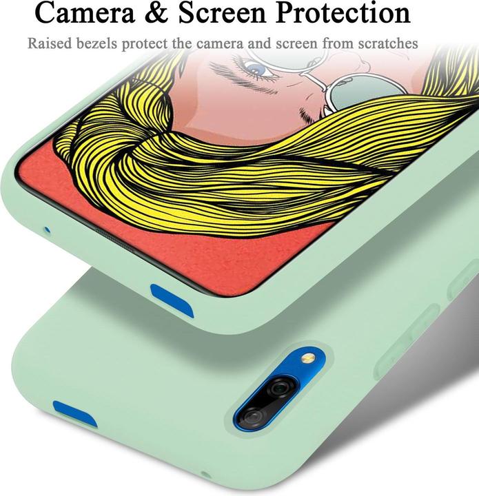 Image du produit Cadorabo TPU Liquid Silicone Case Cover (Huawei P Smart Z, Huawei Enjoy 10 Plus, Huawei Y9 Prime (2019))