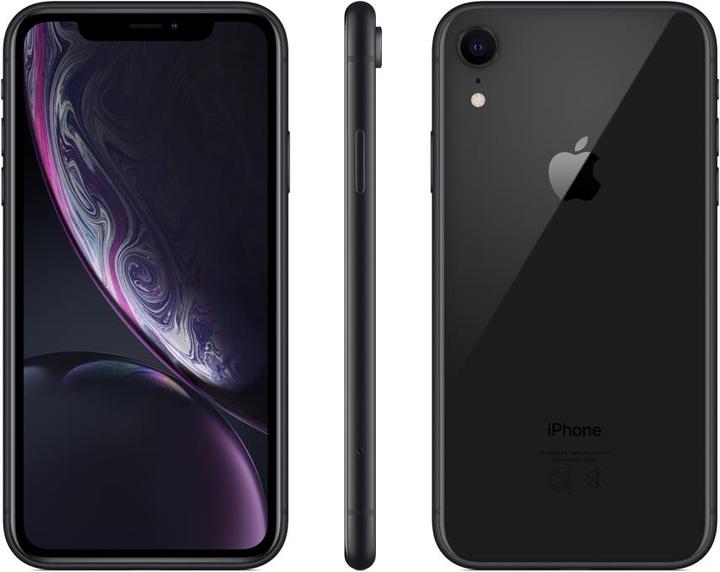 Produktbild Apple iPhone XR (256 GB, Black, 6.10", SIM + eSIM, 12 Mpx, 4G)