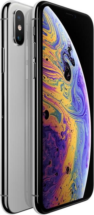 Produktbild Apple iPhone XS (64 GB, Silver, 5.80", SIM + eSIM, 12 Mpx, 4G)