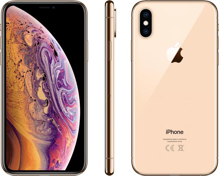 Image du produit Apple iPhone XS (256 Go, Or, 5.80", SIM + eSIM, 12 Mpx, 4G)