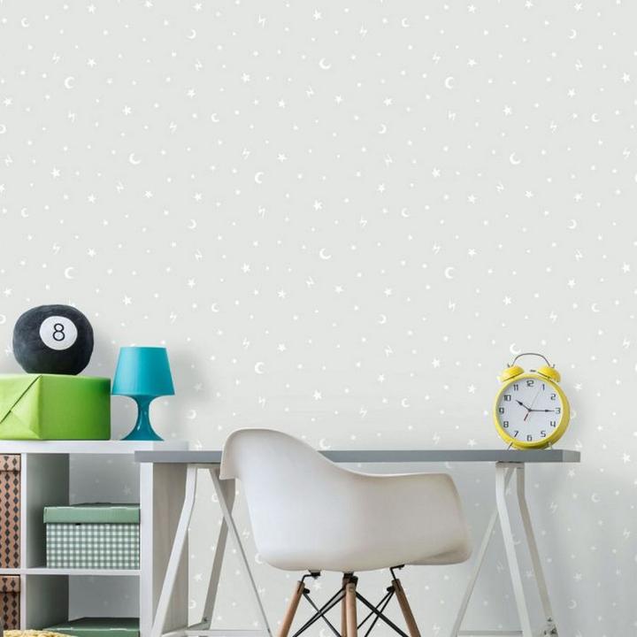 Actual product image Holden Décor Over The Rainbow Glow In The Dark Wallpaper