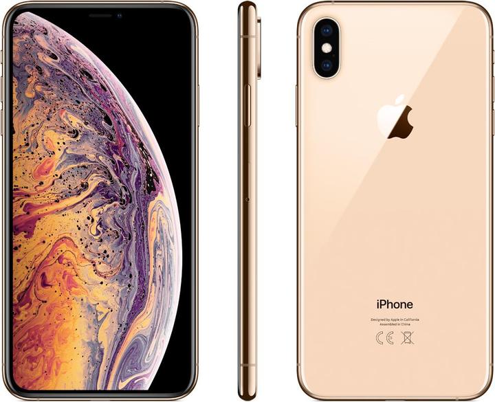 Apple iPhone XS Max (256 GB, Gold, 6.50", SIM + eSIM, 12 Mpx, 4G)