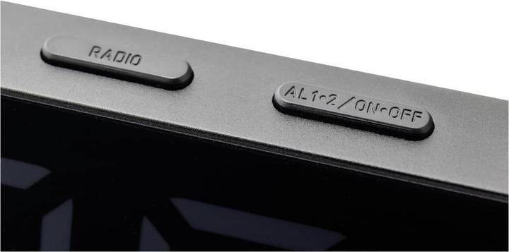 Produktbild Caliber HCG023 Wecker Schwarz Alarmzeiten 2