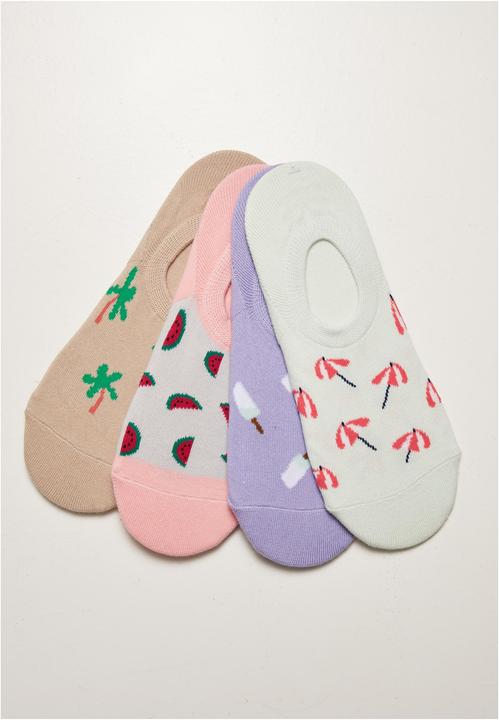 Image du produit Urban Classics Chaussettes d'été en fil recyclé Invisible 4-Pack (paquet de 4, 43 - 46)