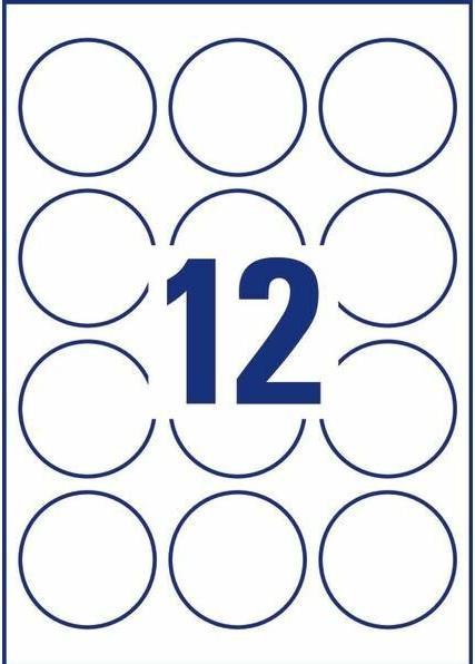 Actual product image Avery Round labels