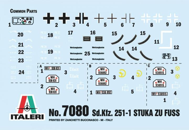 Produktbild 1:72 Sd.Kfz. 251/1 "Stuka Zu Fuss"