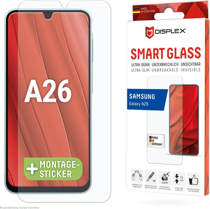Productafbeelding Displex Smart Glass, Displayschutzfolie (1 Stuk, Samsung Galaxy A26)