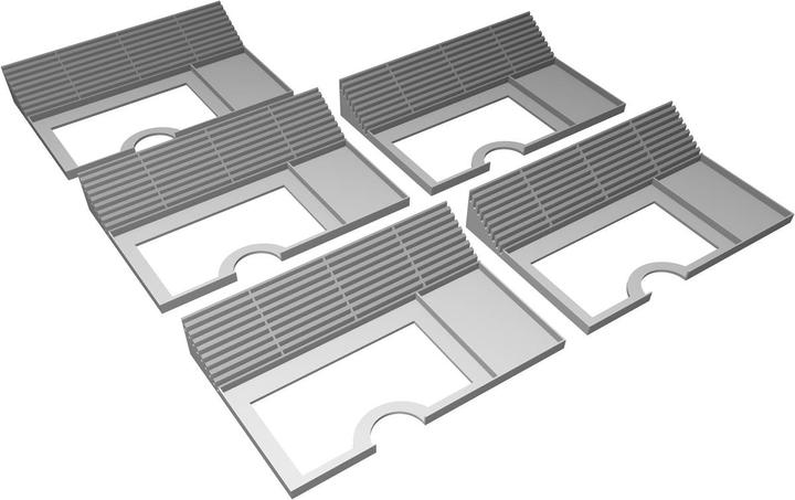 Feldherr 3D04SET - Pack of 5 Player Dashboard for Mansions of Madness Second Edition (Plastic)