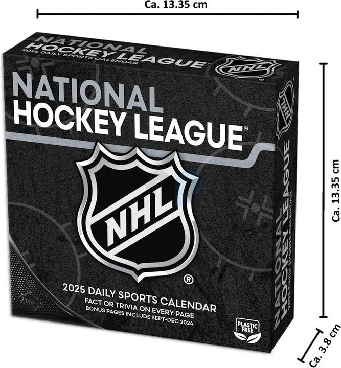 Actual product image NHL - All Team - Desk Calendar 2025 (Spanish, Italian, English, German, French)