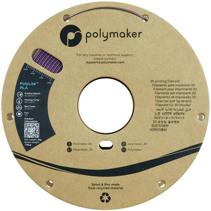 Immagine prodotto Polymaker PolyLite PLA Starlight (PLA, 1.75 mm, 1000 g, Multicolore)
