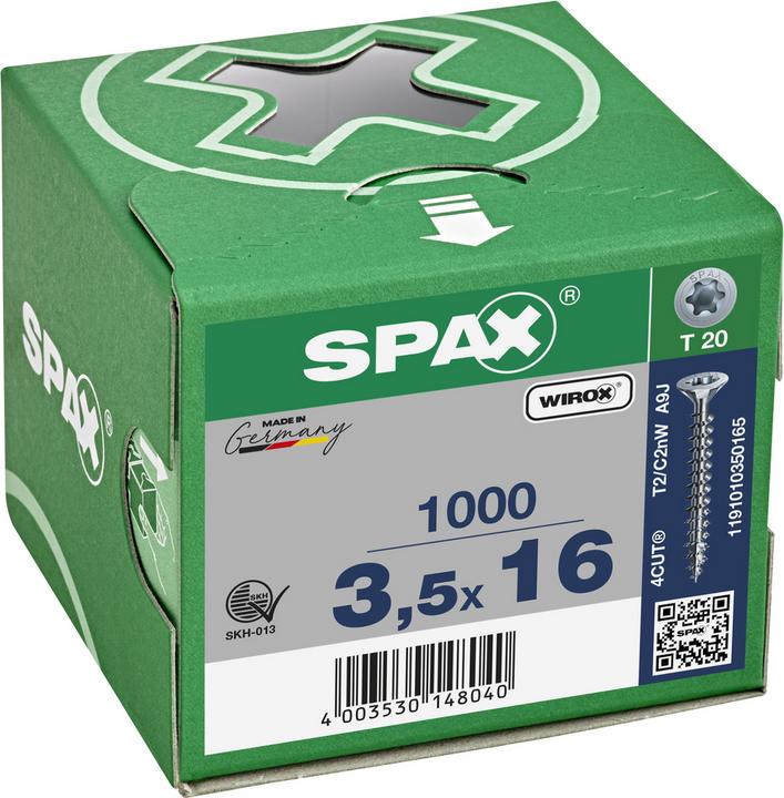 Immagine prodotto Spax Viti per truciolato (1000 Viti per pezzo)