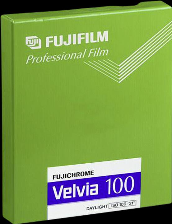 Fujifilm m Velvia 100 4x5 20 feuilles