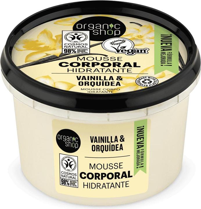 Actual product image Organic Shop Organic Vanilla and Orchid Body Mousse 250ml (250 ml)