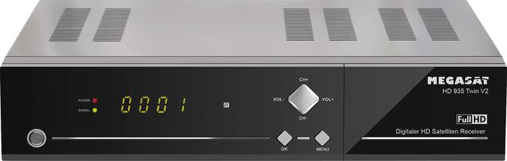 Actual product image Megasat HD 935 Twin Satellite Receiver TB Hard Disk Drive (1000 GB, DVB-S2)