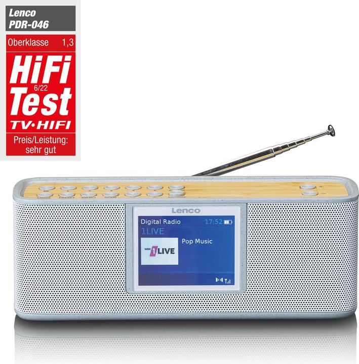 Produktbild Lenco PDR-046GY (DAB+, FM, Bluetooth)