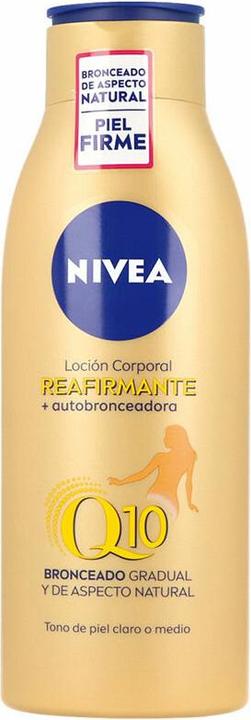 NIVEA Q10+ reafirmante y autobronceadora body milk 400 ml (Selbstbräunungscreme, 400 ml)