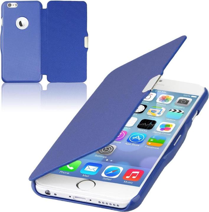 Actual product image König Design Flip Cover Protective Case Mobile Phone Cover Bookstyle for Samsung Galaxy S8 Blue New (Samsung Galaxy S8+)