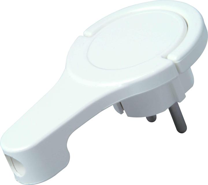 Actual product image Kopp 172002037 Earthing contact flat plug 230 V White IP20 (CEE 7/7)