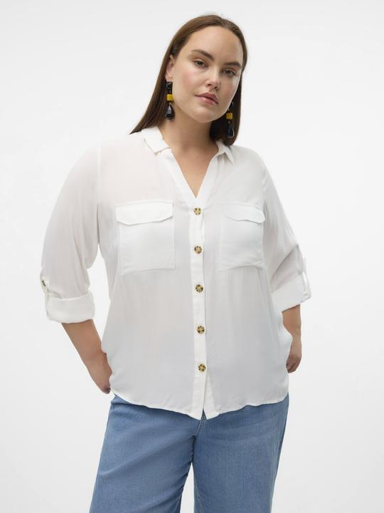 Image du produit Vero Moda Coupe normale Col chemise Manches courbes avec enveloppe Chemise (50)