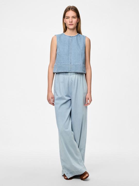 Image du produit Pieces PCFLORA ÄRMELLOSES DENIM Oberteil (M)
