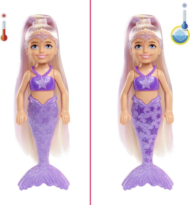 Immagine prodotto Barbie Color Reveal Rainbow Mermaids Chelsea Dolls Assortimento Serie 1