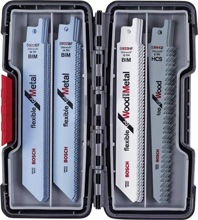 Bosch Professional Zubehör 20-piece reciprocating saw blade set Wood and Metal