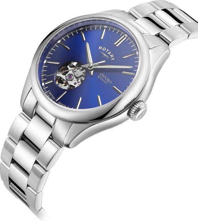 Actual product image Rotary GB05095/05 Oxford Automatic Mens Watch 40mm 5ATM (Analogue wristwatch, 40 mm)