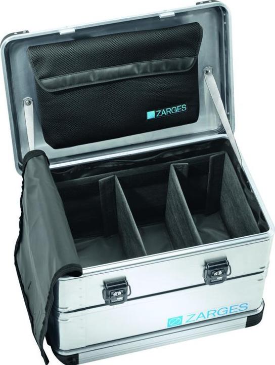 Produktbild Zarges Innentasche mit Querteiler, für Inhalt 157 l, Innenmass LxBxH 750x550x380 mm (6 Teile)