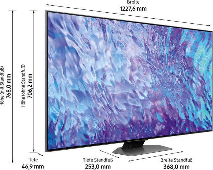 Immagine prodotto Samsung GQ55Q80CAT (55", Q80C, QLED, 4K, 2023)