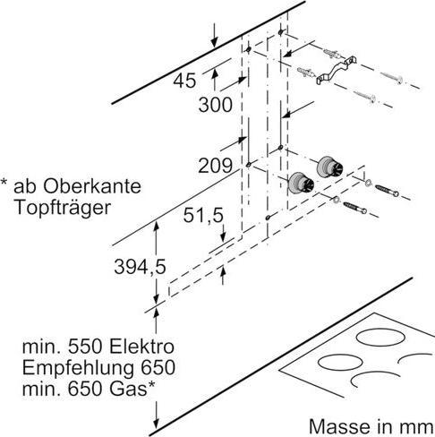 Produktbild Bosch Hausgeräte DWB98JQ50 (Wandhaube)