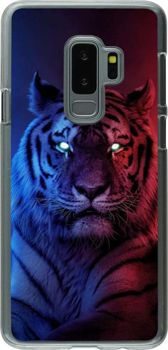 Image du produit PhoneLook Coque transparent Tiger Blue Red (Samsung Galaxy S9+)