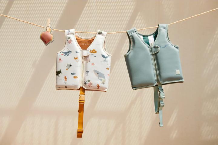 Actual product image Liewood Swimming vest Dove Sea Creature Sandy (15, 16, 17, 18, 19, 15 - 18 kg)