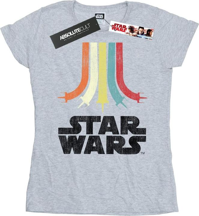 Image du produit Star Wars - T-shirt RETRO RAINBOW - Femme (L)