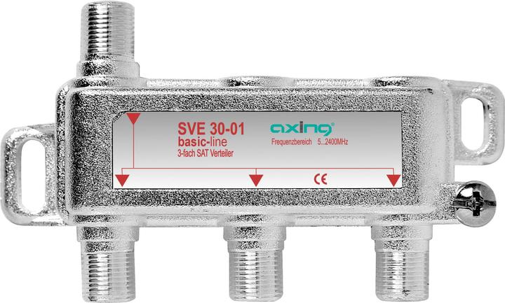 Produktbild Axing SVE 30-01 3fach SAT-Verteiler (Originalfernbedienung)