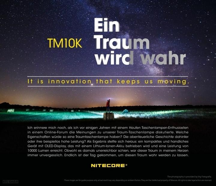 Immagine prodotto Nitecore TM10K (10.99 cm, 10000 lm)