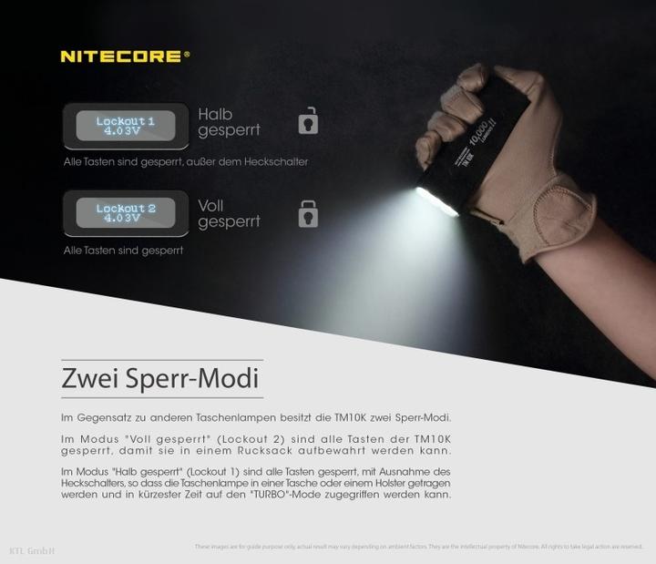 Immagine prodotto Nitecore TM10K (10.99 cm, 10000 lm)