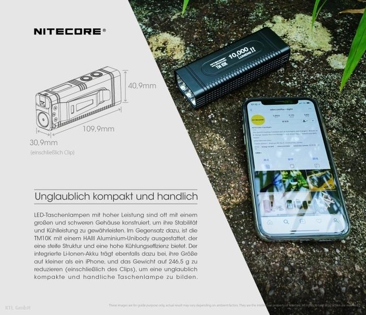Immagine prodotto Nitecore TM10K (10.99 cm, 10000 lm)