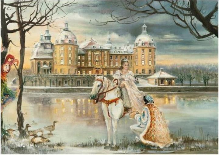 Image du produit Olewinski & Tochter 2912 - carte postale de Noël Cendrillon (1 pcs)