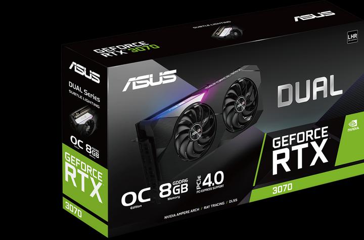 Produktbild ASUS GeForce DUAL RTX 3070 O8G V2 (8 GB)