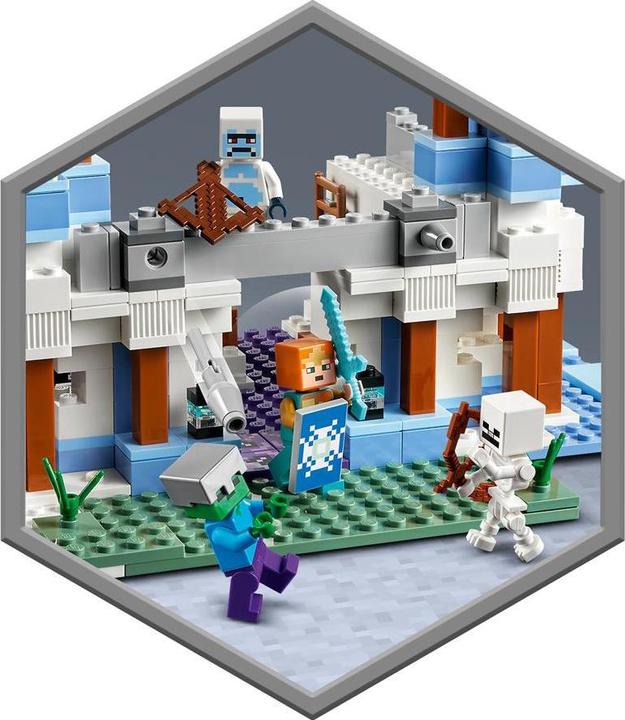 Produktbild LEGO Der Eispalast (21186, LEGO Minecraft)