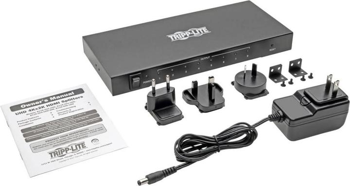 Actual product image Eaton 8-Port HDMI Splitter 4K HDCP 1.3