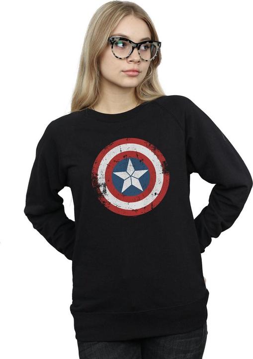 Immagine prodotto Captain America Civil War Distressed Shield Felpa Donna (M)