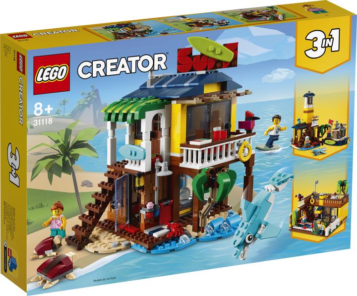 Image du produit LEGO Maison de plage des surfeurs (31118, LEGO Creator 3-in-1)