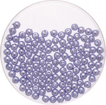 Produktbild Glorex Wachsperlen blau 4mm 100St