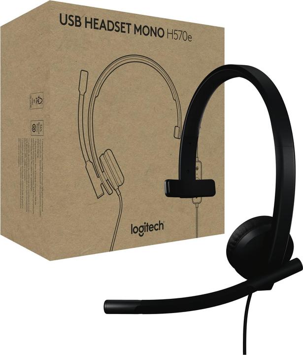 Image du produit Logitech Casque USB mono H570e (Filaire, USB-A)